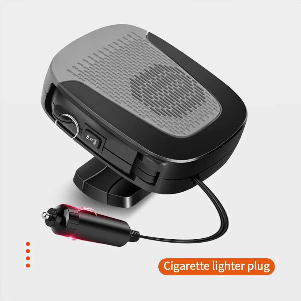 Portable Car Heater 12V 150W Car Windshield Defogger Fast Heating & Cooling Fan 2 in 1 Modes Car Heater
