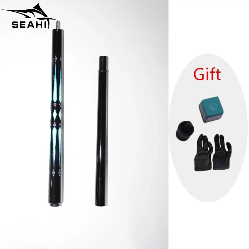 Black Pool Cue Butt Carbon Fiber  Uniloc Customized For Punch & Jump Cue Snooker 3/4 Split Cue 2pcs Butt Of Billiard Pool Cues