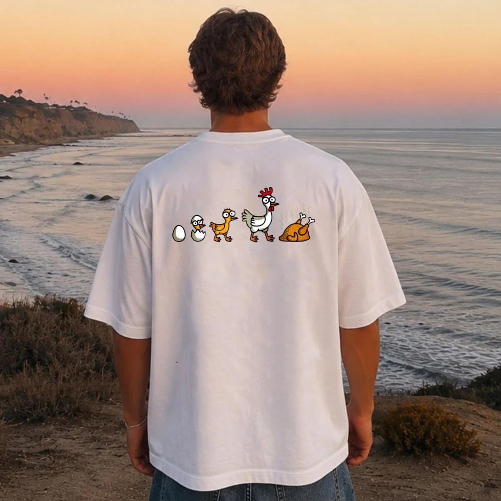 Funny Men's Tshits The Evoluti - Street Fashion History review and price