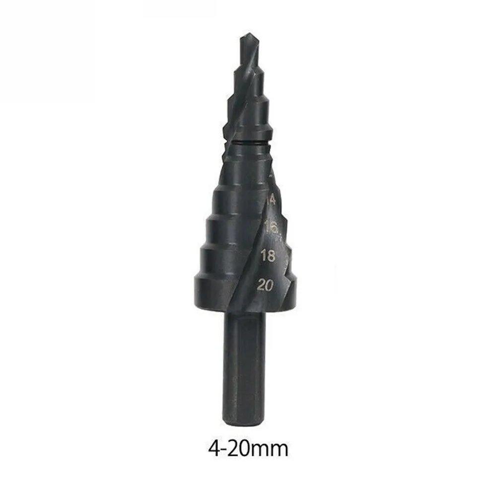 4-12/20/32 Punta da trapano Punta da trapano a cono Foro HSS Parti di gradini in metallo di grandi dimensioni Portatile Pratico Premium Utile