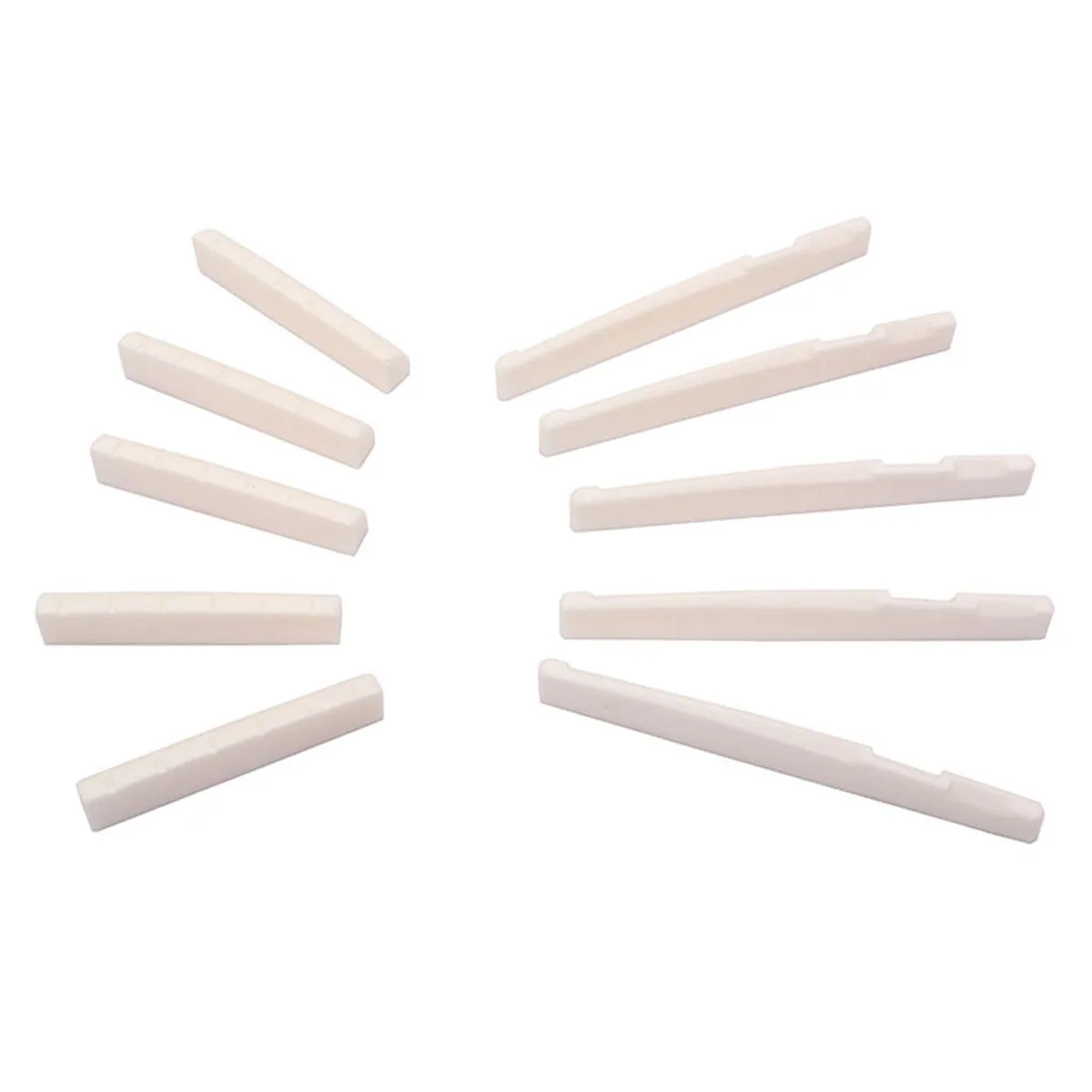 

Smooth Surface Flat Bottom Polished Real Oxen Bone Guitar Nut And Bridge For Acoustic Instruments Better Tone Than Plastic