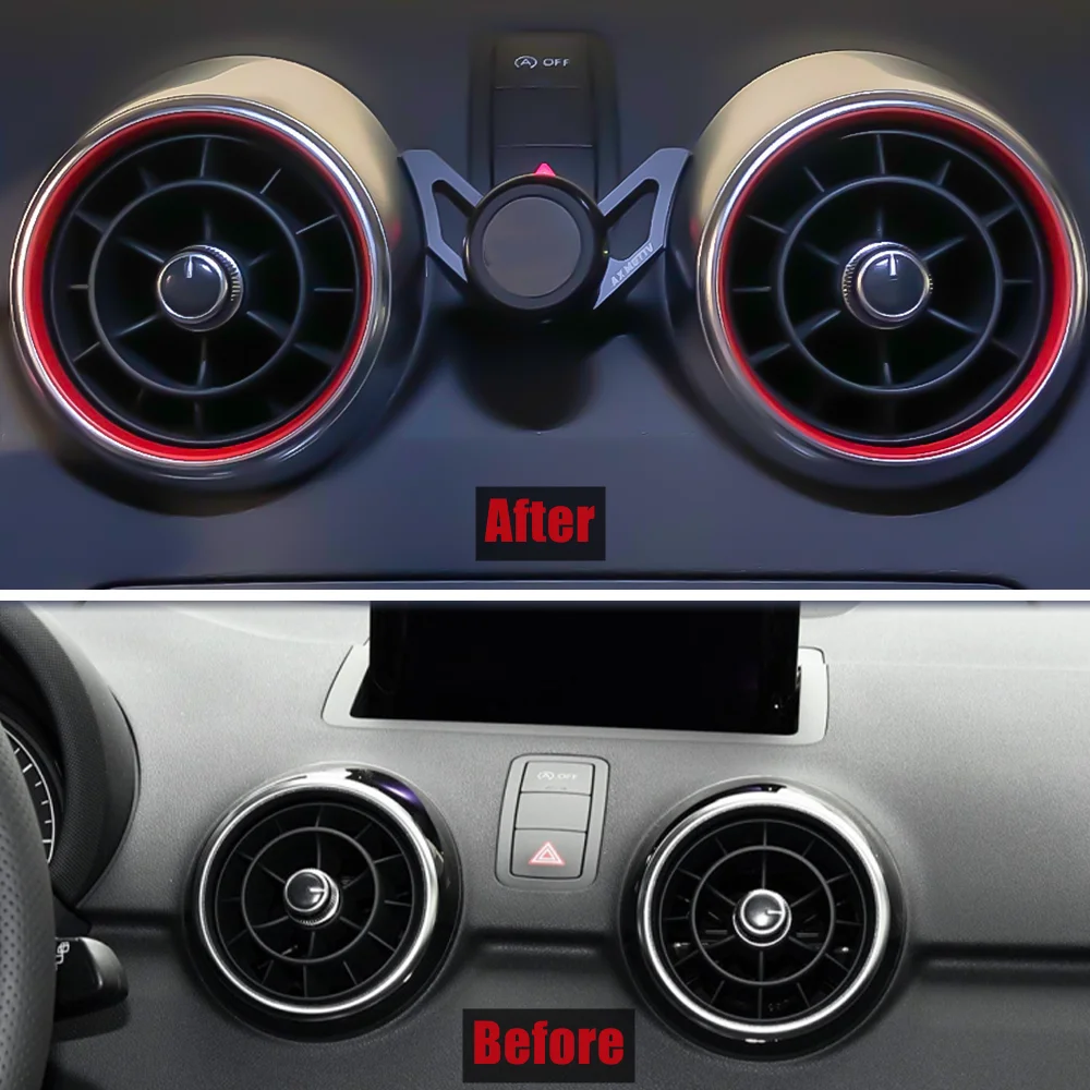 For Audi A1 2010-2018 Car Phone Holder Air Vent Mount Magnetic Bracket Rotatable GPS Stand Support Mobile Car Accessories