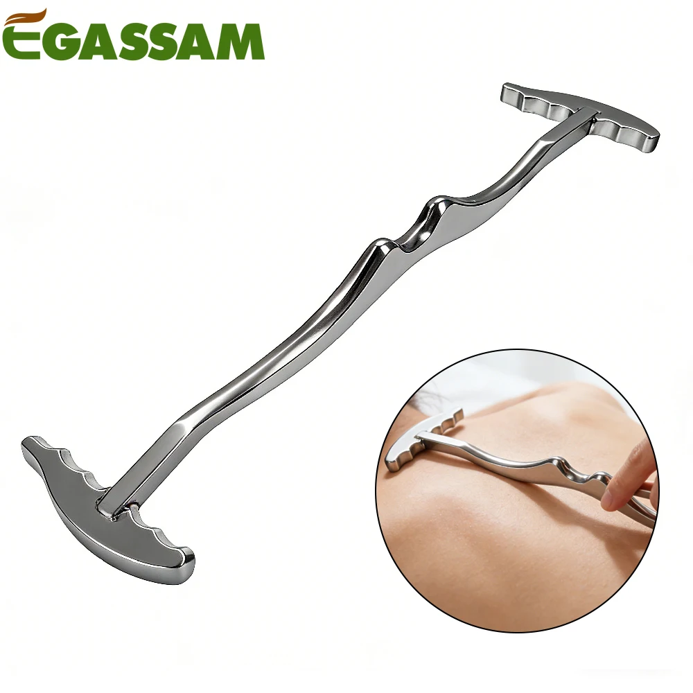 1PCS Stainless Steel Muscle Scraper Tool, Scraping Massage Tools for Physical Therapy, Soft Tissue Mobilization Tool