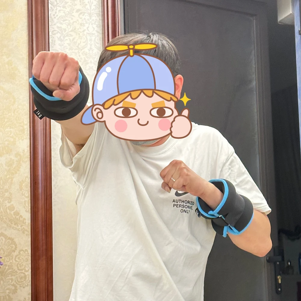 

1 Pair 0.5 1 1.5kg Sandbag Weight Training Fitness Home Gym Wristband Foot Ring Yoga Dance Running Accessories Lose Weight