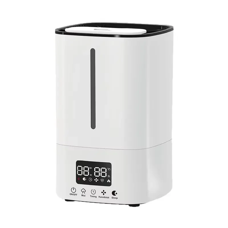 5L Humidifier With Air Purifier Top Fill Water Tank No Leak Cool Mist Humidifier With Filter For Dry Skin And Allergies