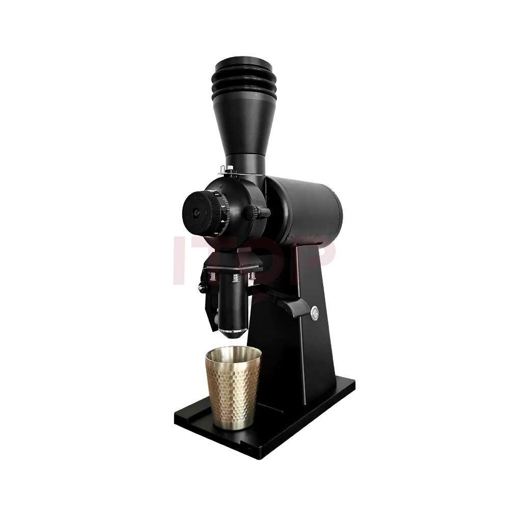 ITOP 90mm Coffee Grinder Updraded Titanium Flat Burr and DC Motor Espresso Bean Mill 110V 220V IT-CG-10G