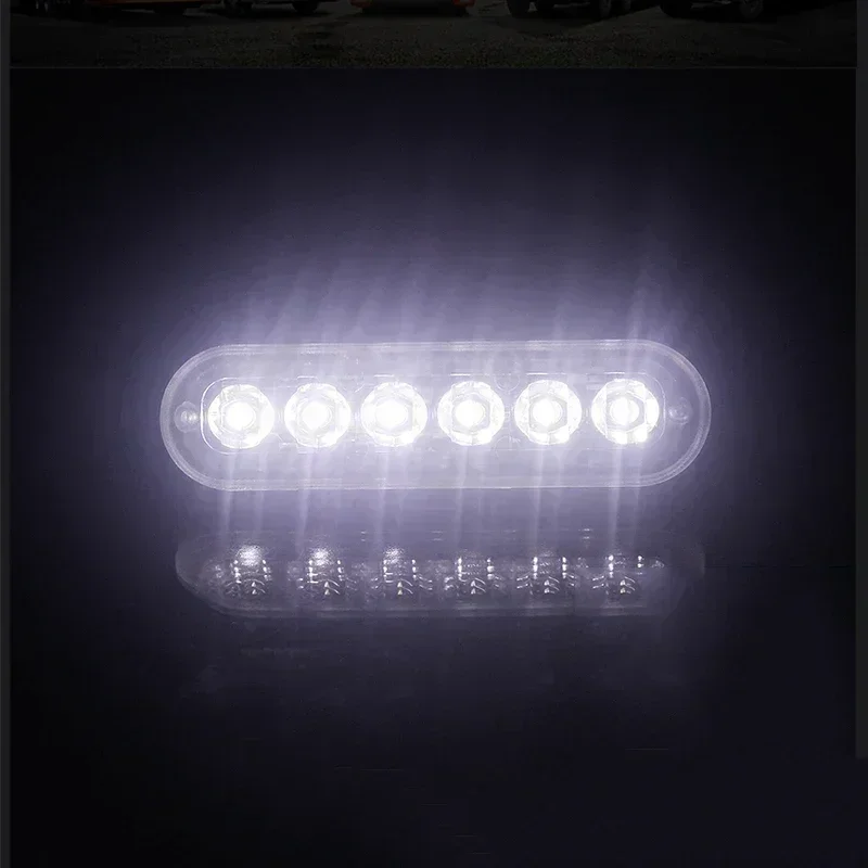 

Parts Car fog light Replacement Set Working 112*28mm 333mA 6 LED Accessory Auto DC 12V-24V Kit Off-road Practical