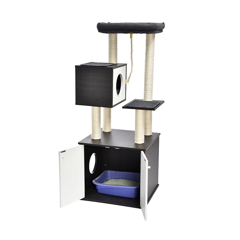 Multifunctional Cat Climbing Playground Indoor Cat Tree House