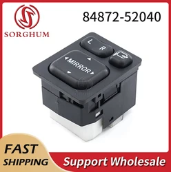 Sorghum-perilla de ajuste de coche, interruptor de Control de espejo retrovisor plegable para Toyota Corolla Scion RAV4 Vios Camry 84872-52040, 84870-28020