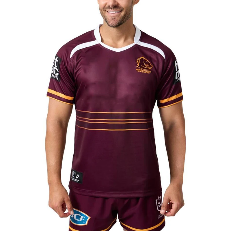 2025 Mustang Men's Home and Away/Splicing/Training Clothes/Indigenous/Legion/Fishing Clothes/High Quality Rugby Clothes