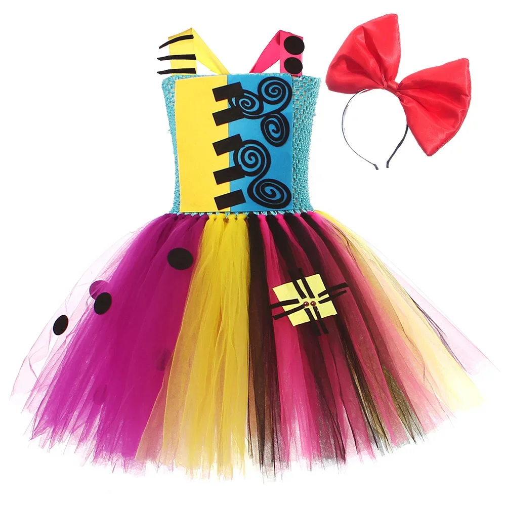 2026 Jungen Mädchen Passende Gruselthema-Kostüme Kinder Gestreifter Anzug Patchwork-Kleid Halloween Familien-Cosplay-Party-Outfits – Detail 8