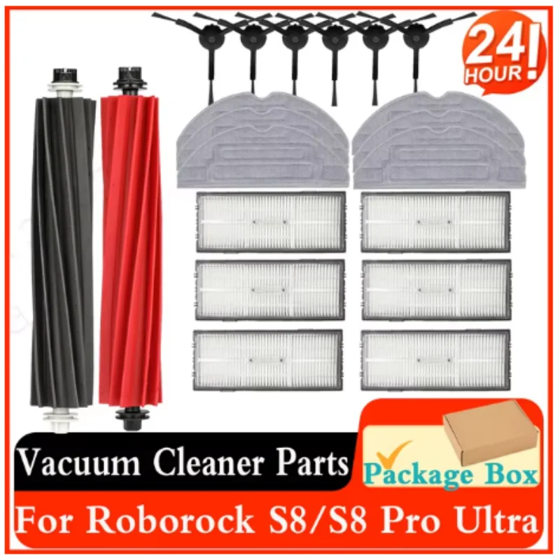 S8-B-20Pcs-With Box For Roborock S8 Pro Ultra Robot Vacuum Accessories