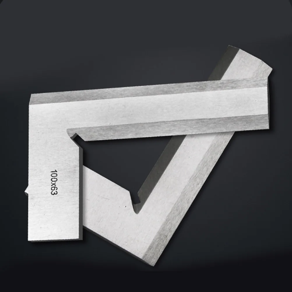 

1Pcs 90 Degree Carbon Steel Square L Shaped Right Angle Ruler for Design Layout Vertical Surface Measurement