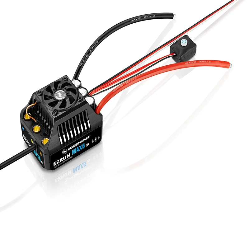 Ulepszony bezszczotkowy czujnik Hobbywing EZRUN MAX6 G2 200A Wodoodporny ESC do akcesoriów samochodowych RC