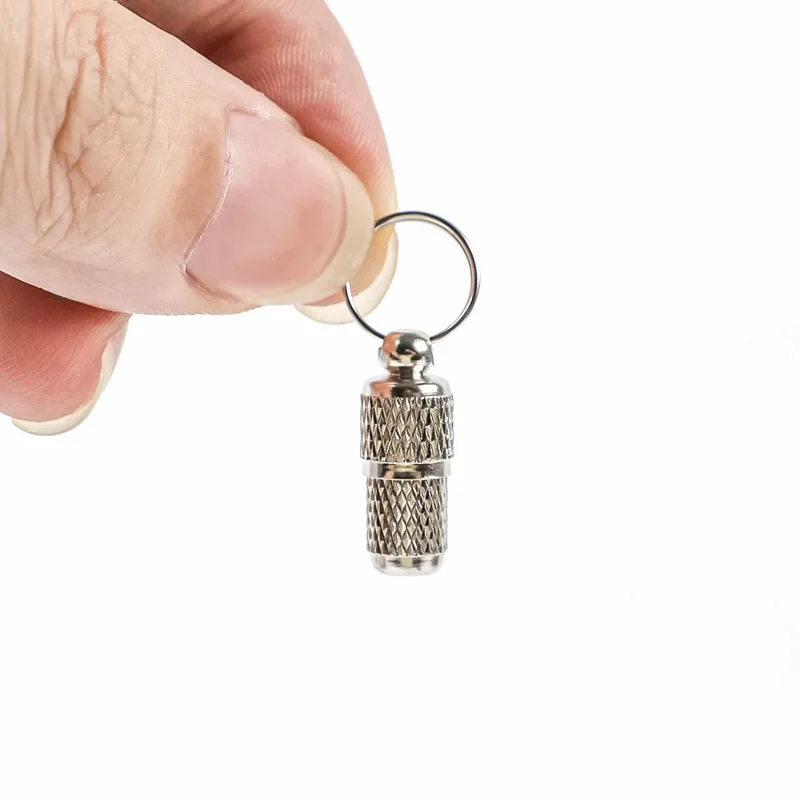 Mini Metal Dog Cat Storage Tube Anti Lost Address Label Pet Name Address ID Tags Collar Tube Necklace Pendants Pitbull Collars