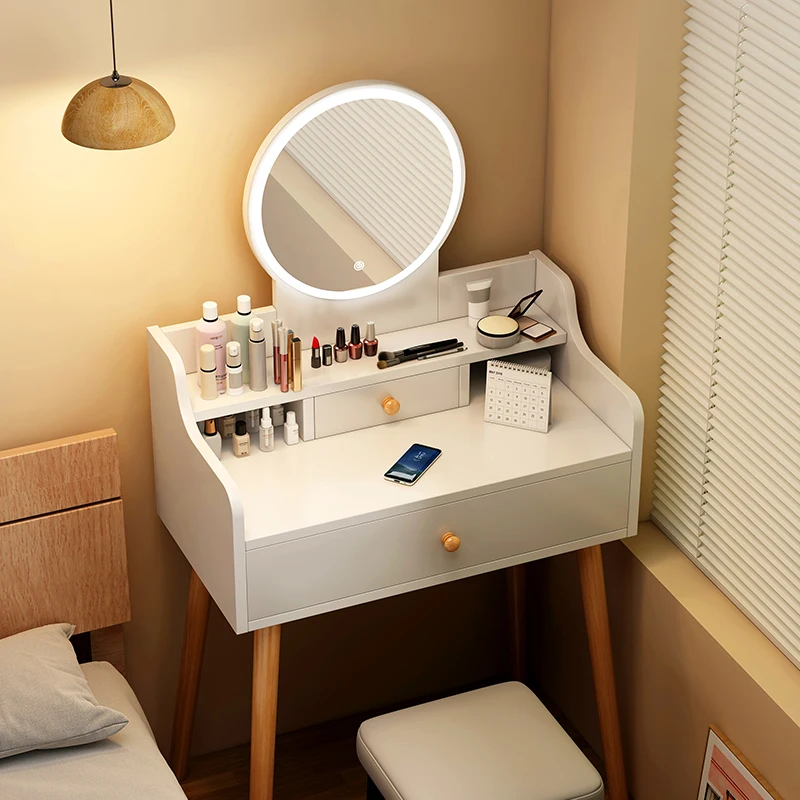 Vanity Mobile Makeup Table Dressers Headboards Room Miroir Vanity Desk Bedroom Set Nightstands Penteadeiras Bedroom Furniture
