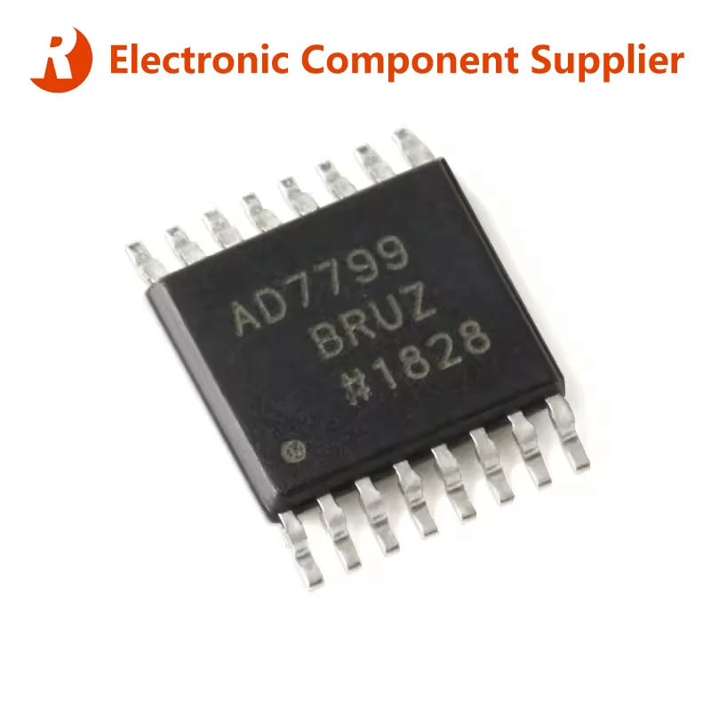 5Pcs AD7799BRUZ-REEL AD7799 AD7799BRUZ TSSOP-16 100% Brand New Original 24-bit Σ-Δ Analog-to-digital Converter (ADC) IC Chip