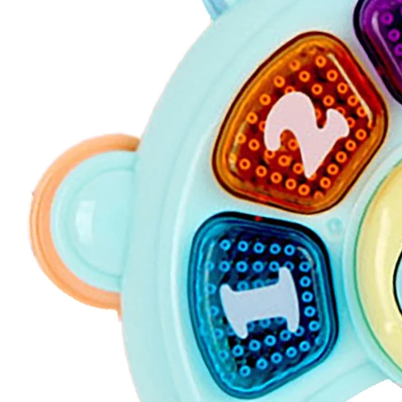 Grzechotka dla niemowląt, zabawka edukacyjna dla maluchów, instrument muzyczny, puzzle dla dzieci w wieku 0-1 roku, zielona