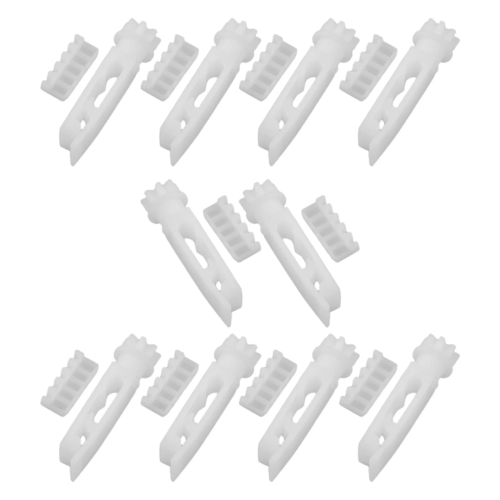 

10Pairs Curtains Pulley Accessories Vertical Blind Stem Replacement Heavy Duty Repair Kit for Blinds Track Parts Easy Fix System