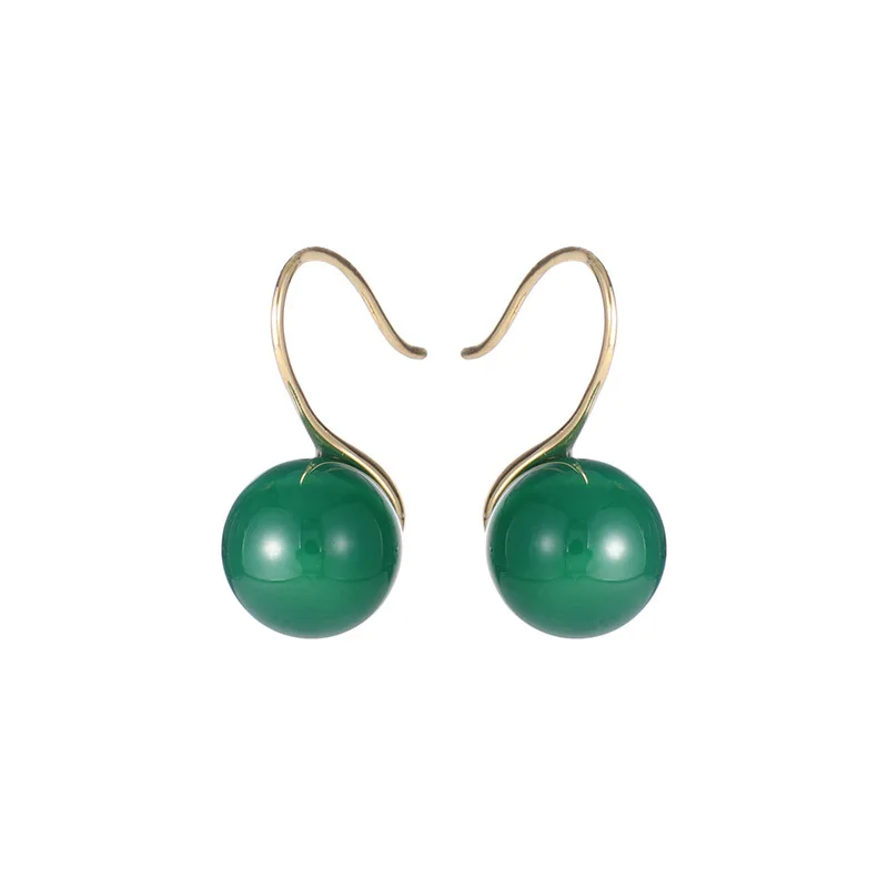 Новые нефритовые серьги-крючки в китайском стиле, высококачественные серьги в стиле ретро