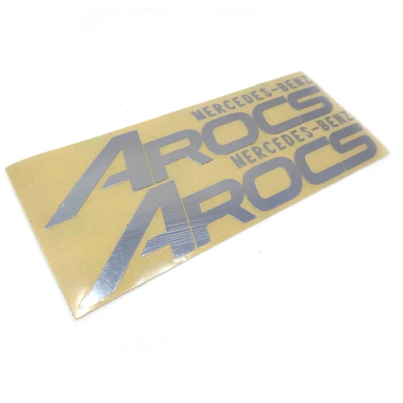 Side Decorative Stickers Paster for 1/14 Tamiya RC Truck Car ACTROS 3363 1851 AROCS 3348 56352 Diy Parts