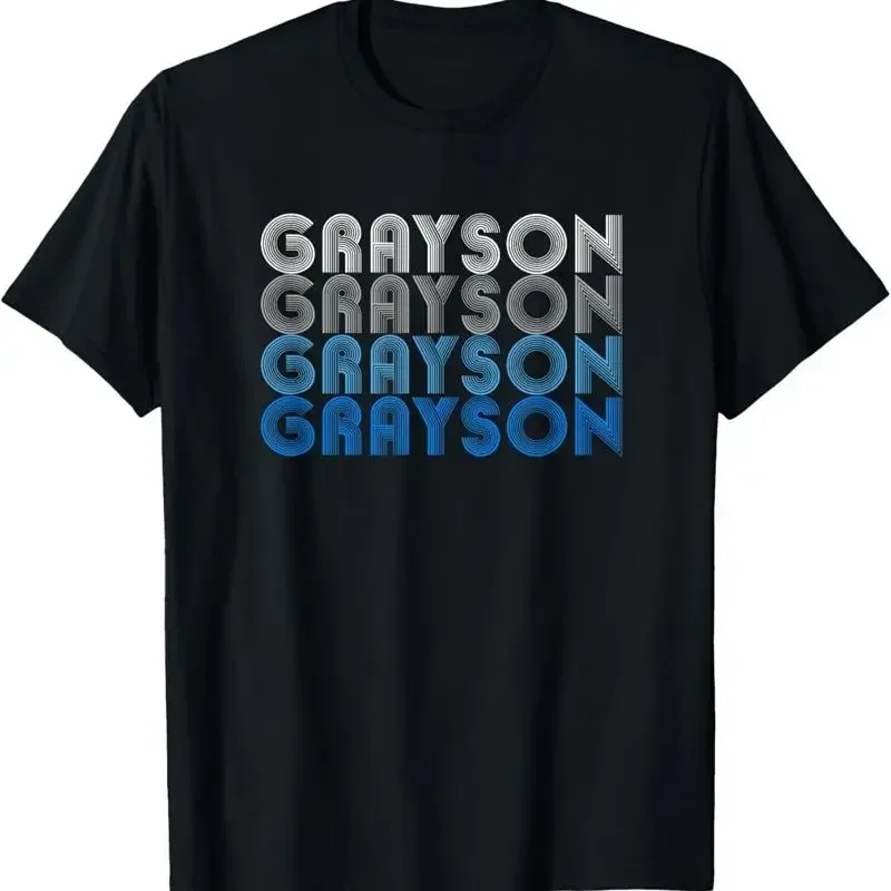 Grayson Boys Name Birthday T Shirt