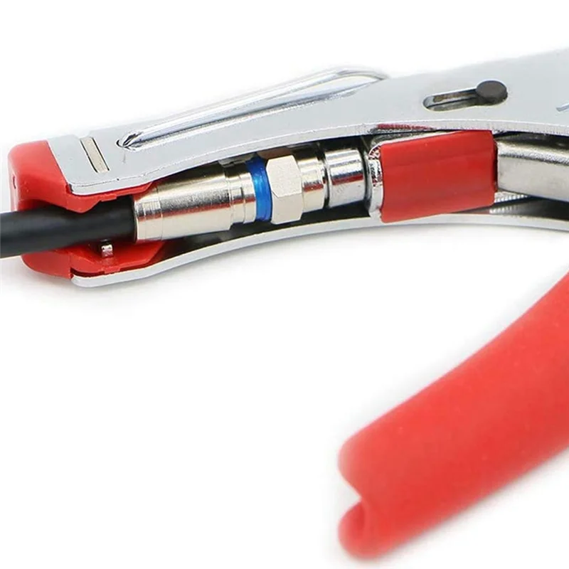 

Компрессионный разъем RG6 F в горячем стиле 2025 года, коаксиальный коаксиальный адаптер, штекер для спутникового и кабельного телевидения (150 шт.)