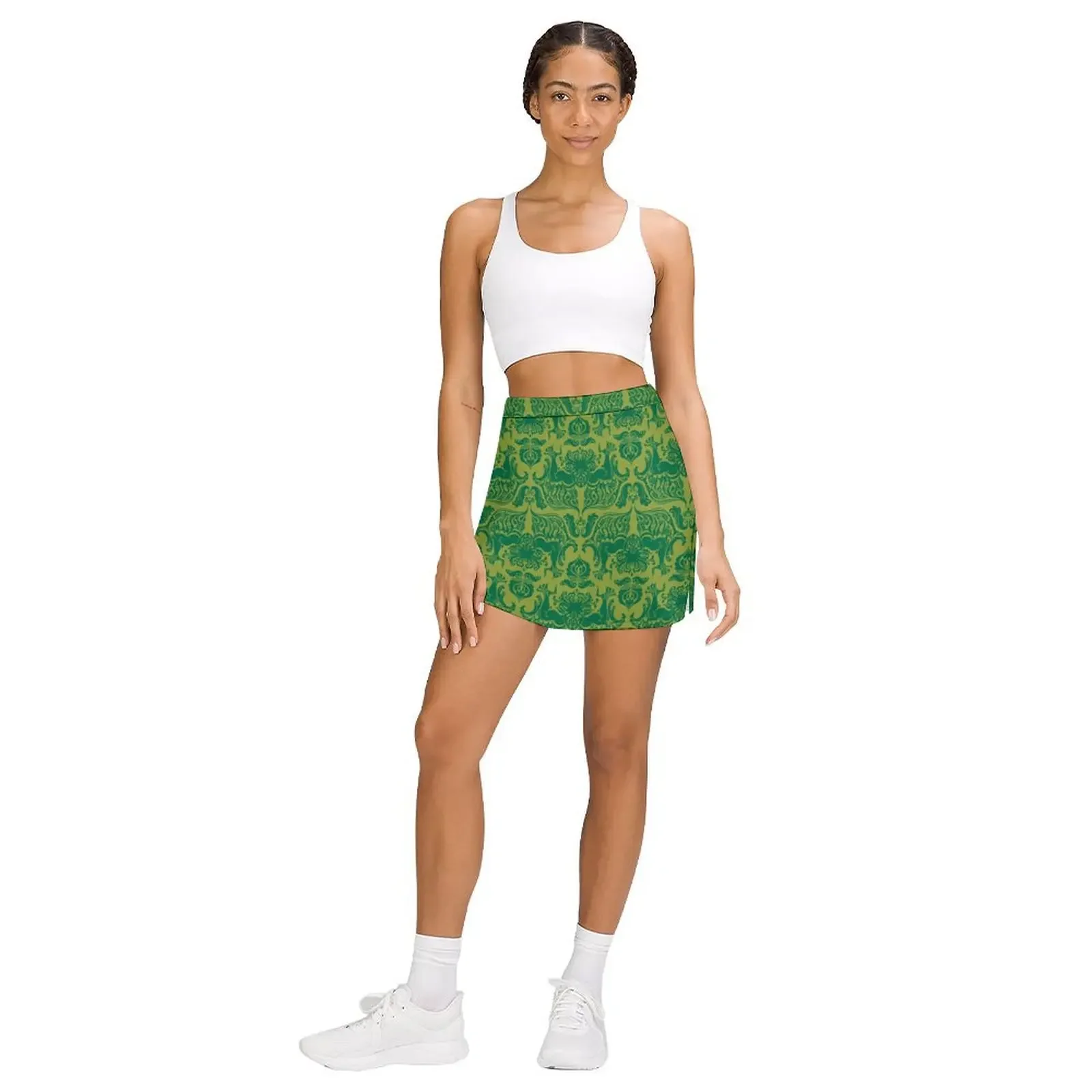 Mini jupe I Love Craft pour femmes, vêtements de golf pour femmes, jupe d'été pour filles, Cthulhu Damask, New York, 343, 2024