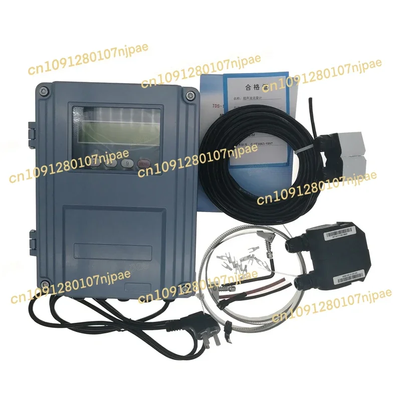 

Wall-mount Ultrasonic Flowmeter TDS-100F DN50mm-700mm M2 Transducer Digital Water Liquid Flow Meter