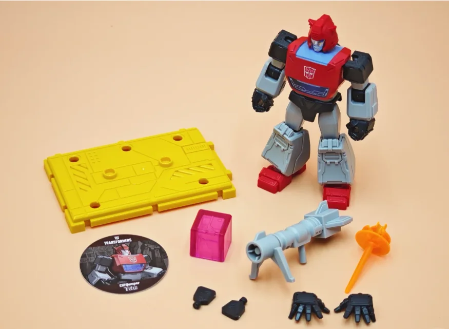 Original Blokees Transformers LED Shining Version1 Shine Attack Transformers Ironhide Sideswipe Optimus Prime Robot Toy Kid Gift