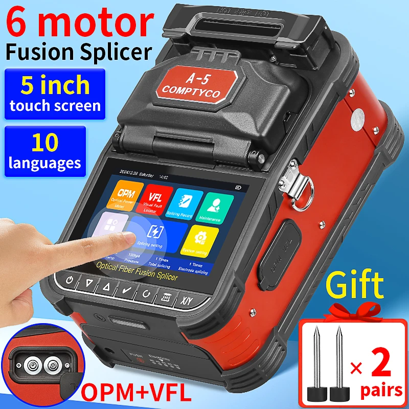 COMPTYSO A-5 Six Motors Fiber Optic Fusion Splicer: Real-World Performance for Field Technicians