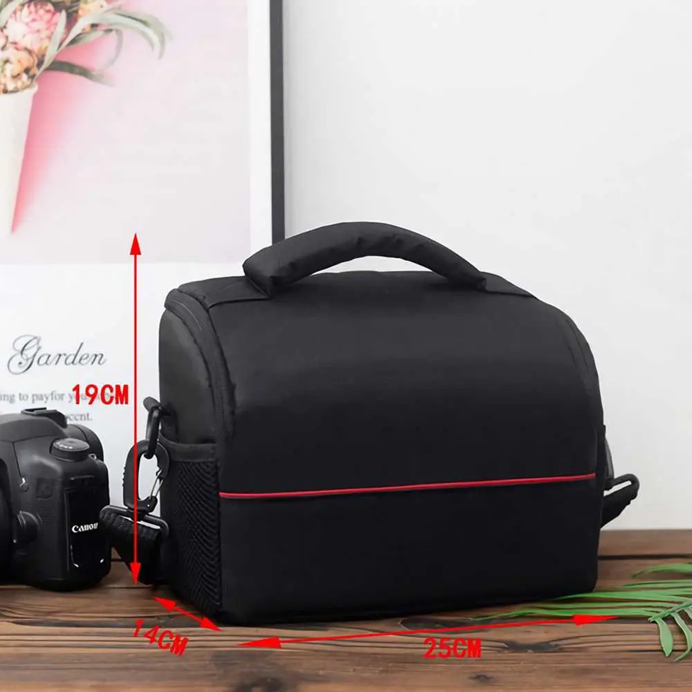 Fashion Digital DSLR Camera Bag Shoulder Bag Waterproof Case Photography Photo Bag For Canon Nikon Sony Lens Pouch Bag