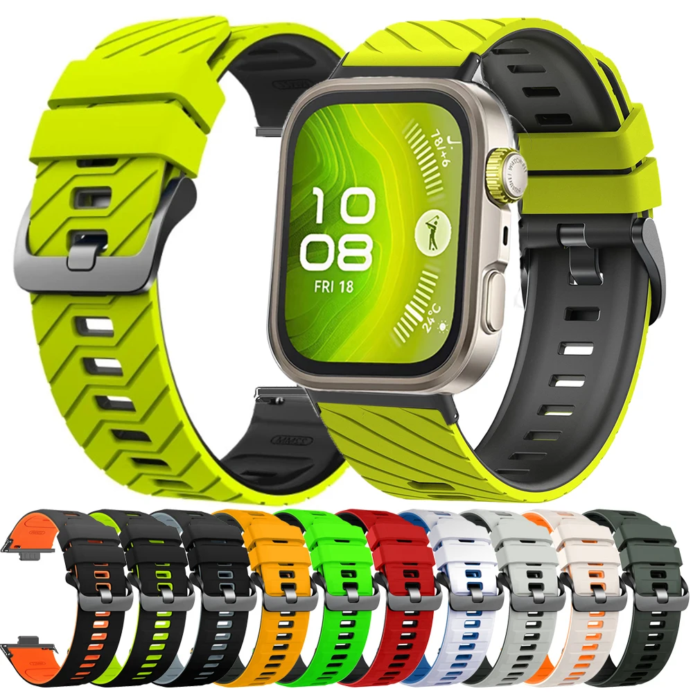 Silicone Strap For Huawei Watch Fit 4 Pro Sport Band Breathable Replacement Bracelet Watchband For Huawei Watch Fit3 Fit4 Correa