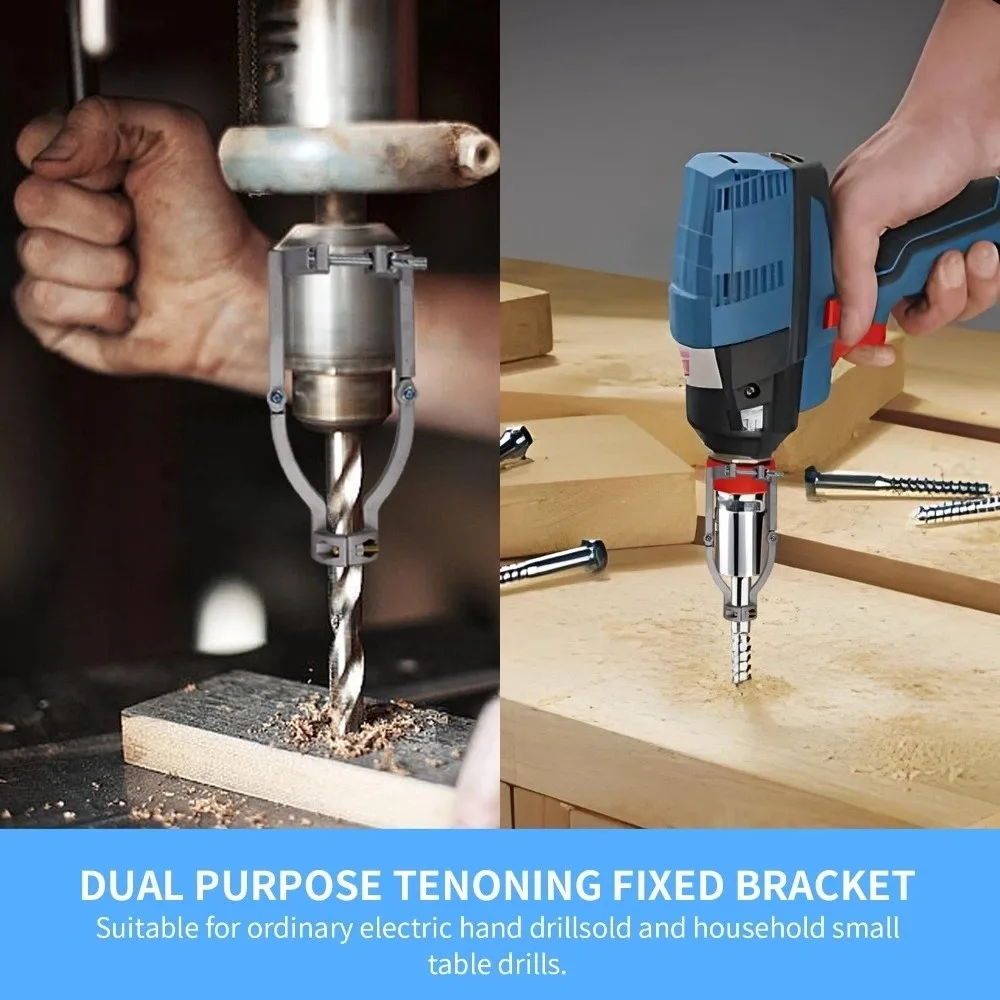 

Быстрая установка, адаптер для сверла с квадратным отверстием, простая разборка, прочные инструменты для деревообработки, прочная подставка для настольной дрели