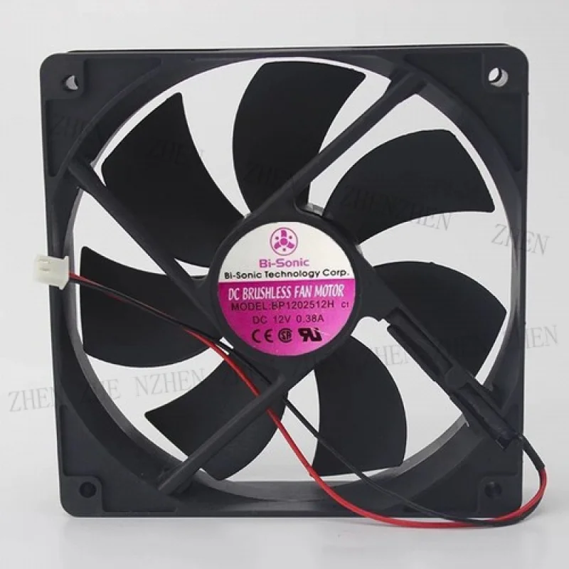 

Y 1 шт. новый для Bi-Sonic BP1202512H 12 В 0,38 А 2-проводной охлаждающий вентилятор # QW.