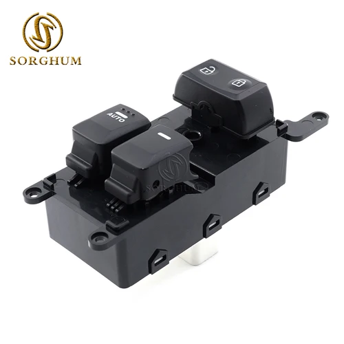 Imagen 2 del producto Sorgo Controlador delantero izquierdo Interruptor de control de ventanilla eléctrica principal Botón LHD 93570-1W040 935701 W040 para accesorios de coche Kia Hyundai