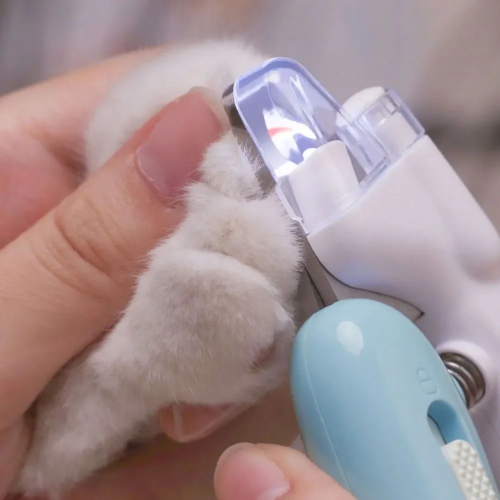 

Pet Nail Clippers Dog Cat Nail Trimmer Labor-Saving Nail Clipper Convenient LED Electric Nail Grinder Dog Grooming Supplies