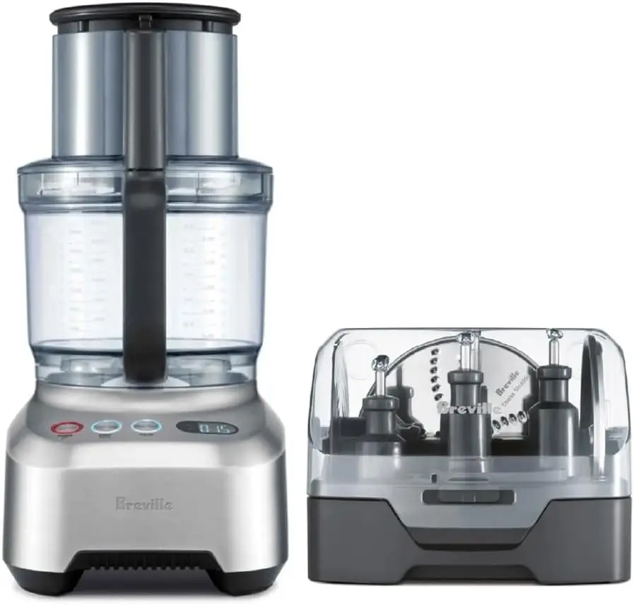 

16-чашечный кухонный комбайн Sous Chef Pro BFP800XL, Матовая нержавеющая сталь