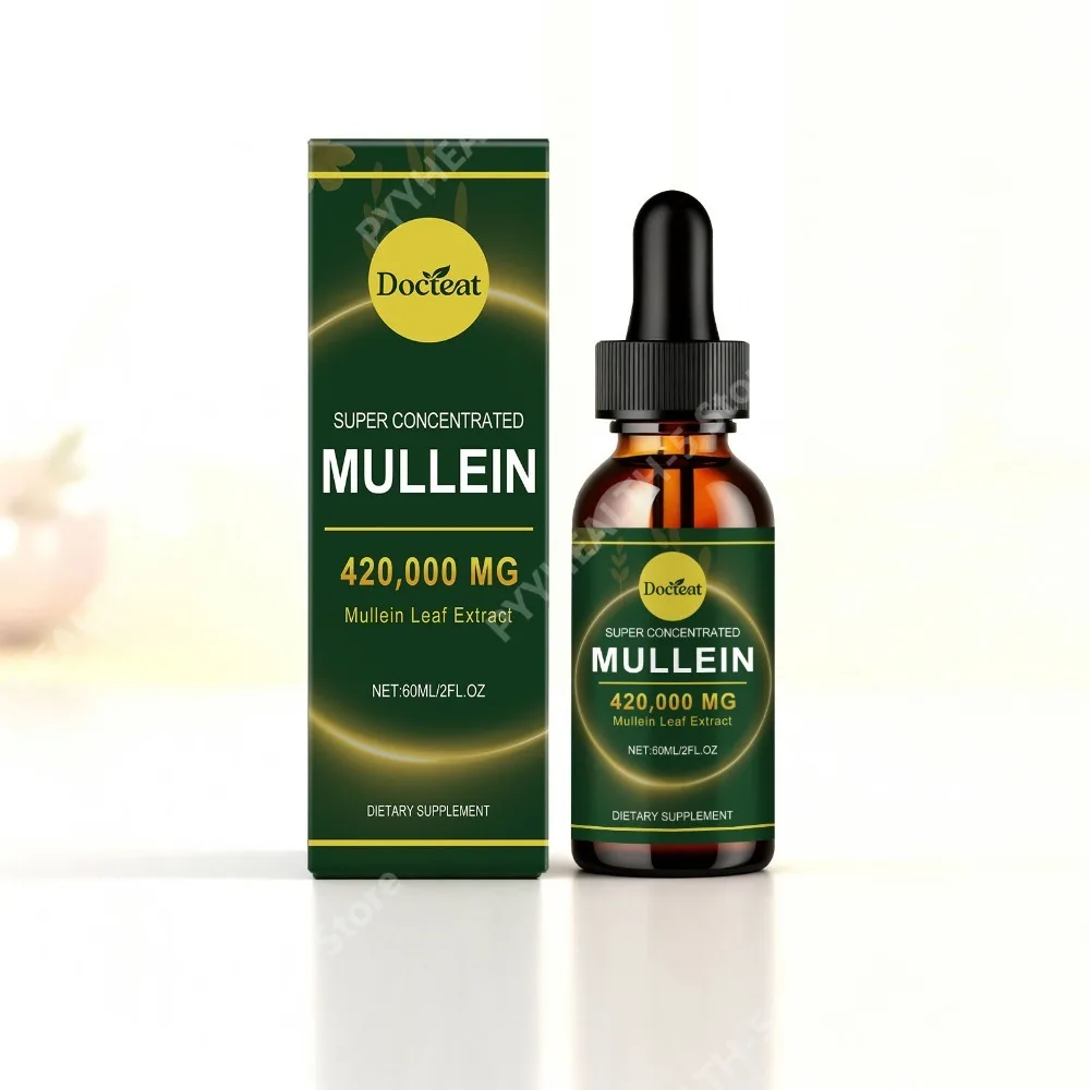 

Super Concentrated Mullein Leaf Extract 420,000mg - Supports Respiratory Health and General Well-Being - 60ml