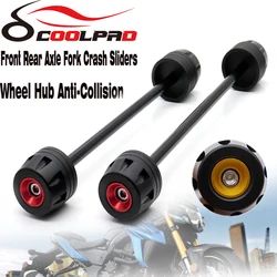 For Suzuki GSXS750 GSXS GSX-S 750 2015-2023 Front Rear Axle Fork Crash Slider Motorcycle Wheel Protector Slider anti-drop