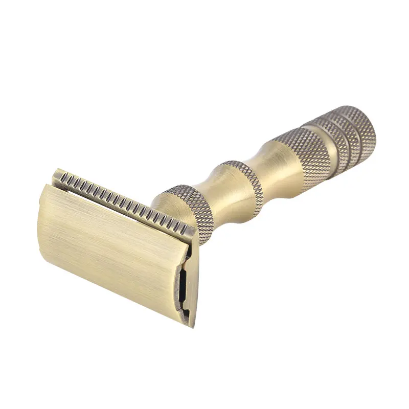 Double Edge Safety Razor Metal Classic Manual Single Blade Razor Heavy Duty Handle ShaverWet Shaving Tool