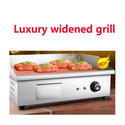 Hand Grabbing Machine Griddle Iron Plate Barbecue Cold Noodles Fried Squid Fried Steak Plate Commercial Electric Griddle 220V