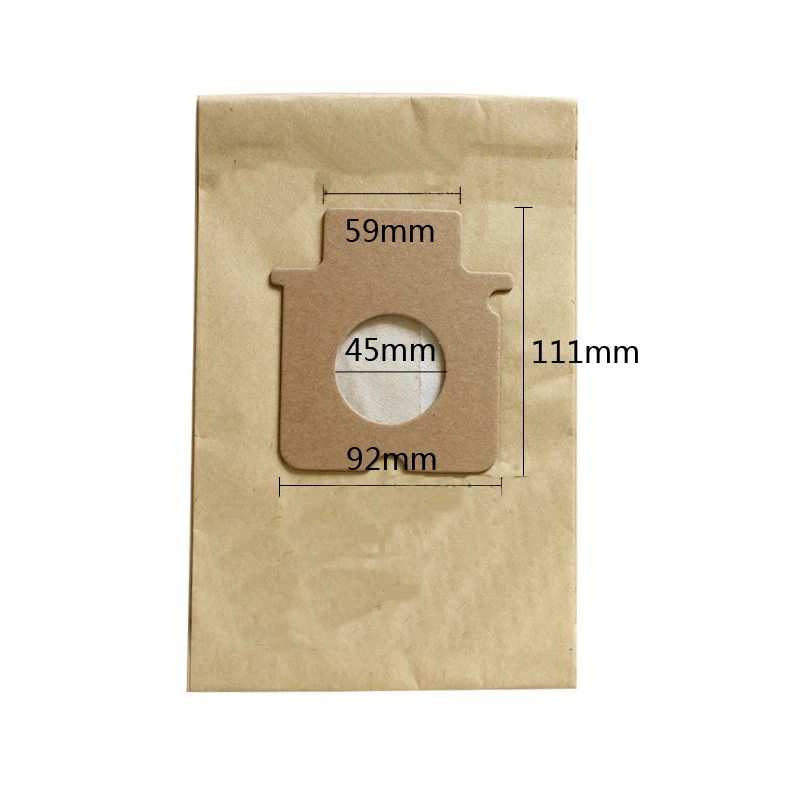 5PCS Panasonic C-2E C-20E MC-E Series Vacuum Cleaner Dust Bags，Black & Decker V11 | V34 | V72 Series Thickened Paper Bags