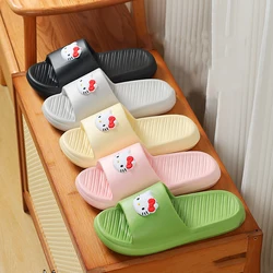 Sanrio Slippers Hello Kitty Cartoon Kawaii Anime Cute Adult Bathroom Bathing Anti-Slip Lightweight Sandal Toys Girls Gifts