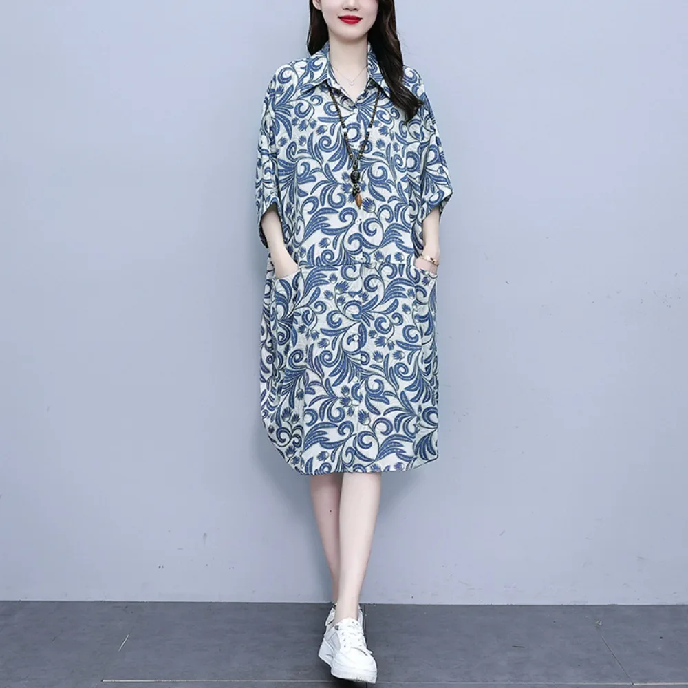 

Elegant Vintage Pockets Polo-Neck Chic Slim Dresses Evening High Street Plus Size women clothing