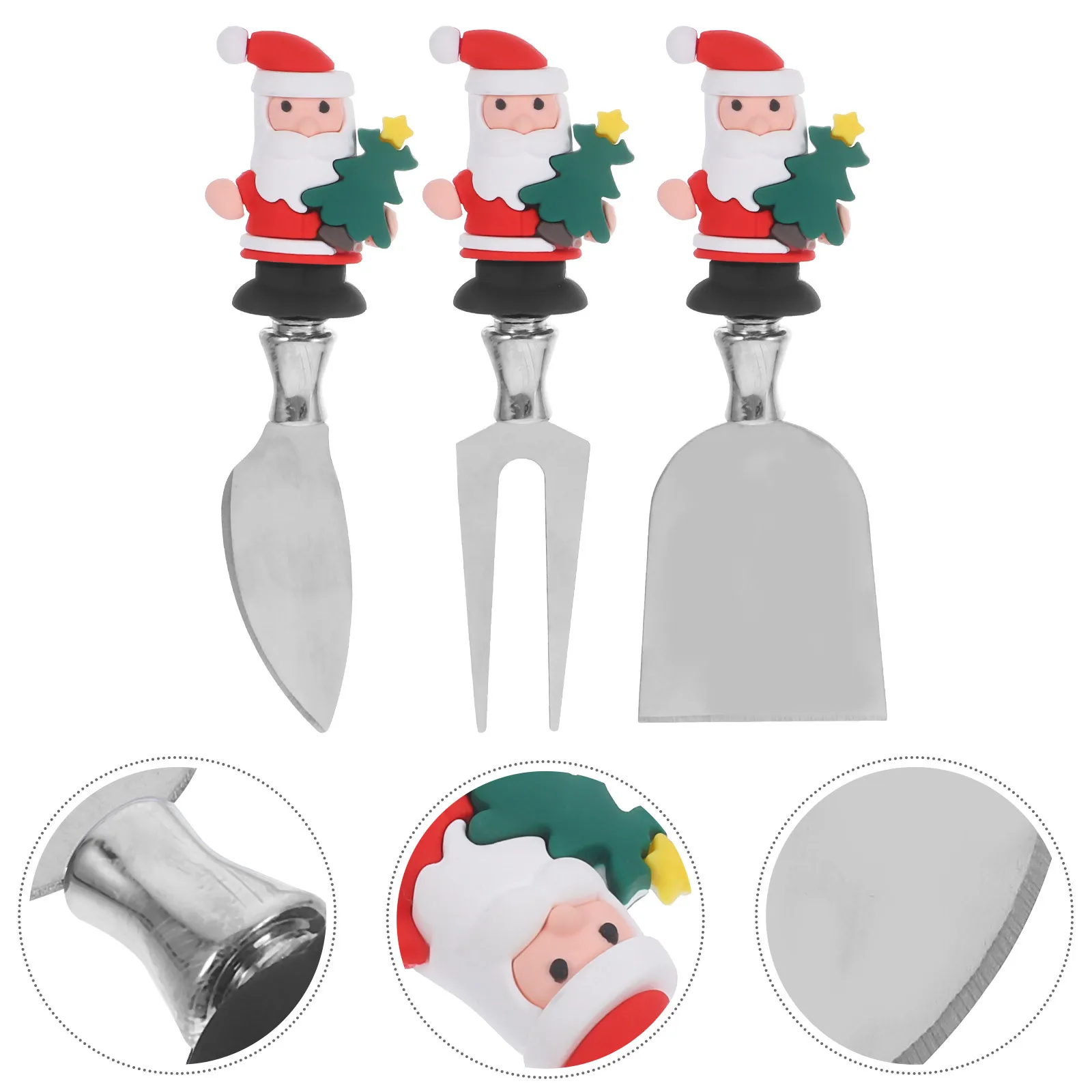 

3Pcs Cheese Slicer Tool Stainless Steel Kitchen Accessories Easy to Use Clean Store Perfect for Baking Shop Cheese Slicer