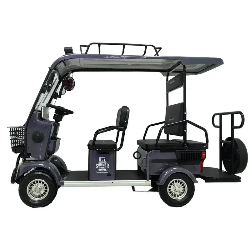 

Manufacturer supp 48V 20Ah electric cart 4x4 6 seater power assisted quad wheel carrying people with goods