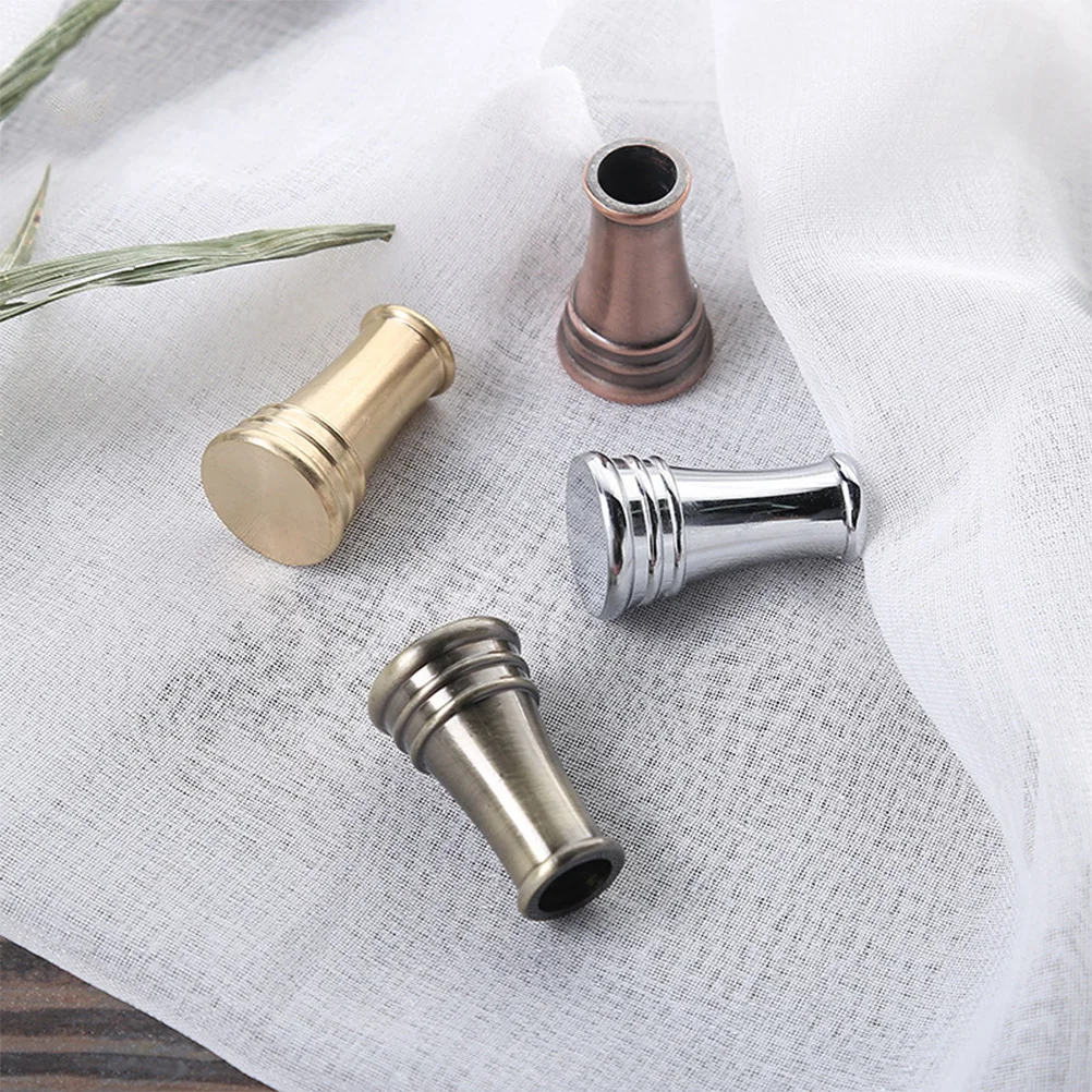 

4Pcs Polished Metal Pen Insert Holder Elegant Design for Fountain Quill Pen Tabletop Stand Quill-Pen Support Quill-Pen Holder