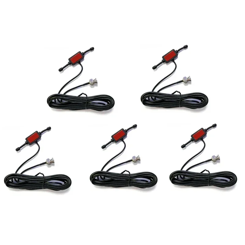 Lot 5PCS Radioddity Scanner Antenna for Uniden Motorola Full Band Radio Walkie Talkie BNC Glass Mount 4