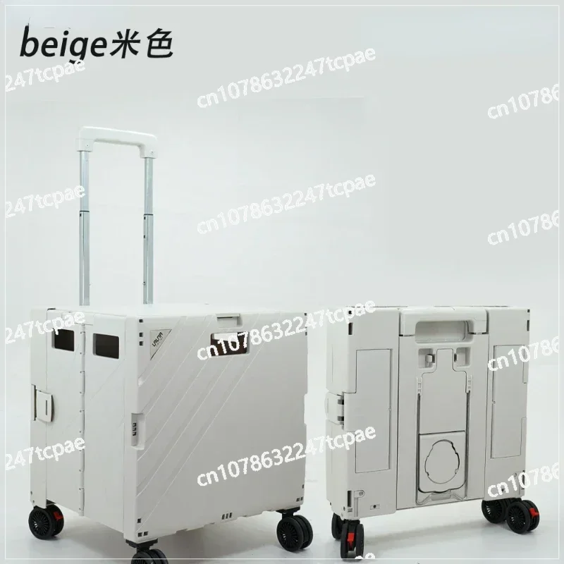 Storage Box Portable Camping Cart Picnic Cart Outdoor Camping Folding Trailer Floor Stand Shopping Cart Spring Outing캠핑카